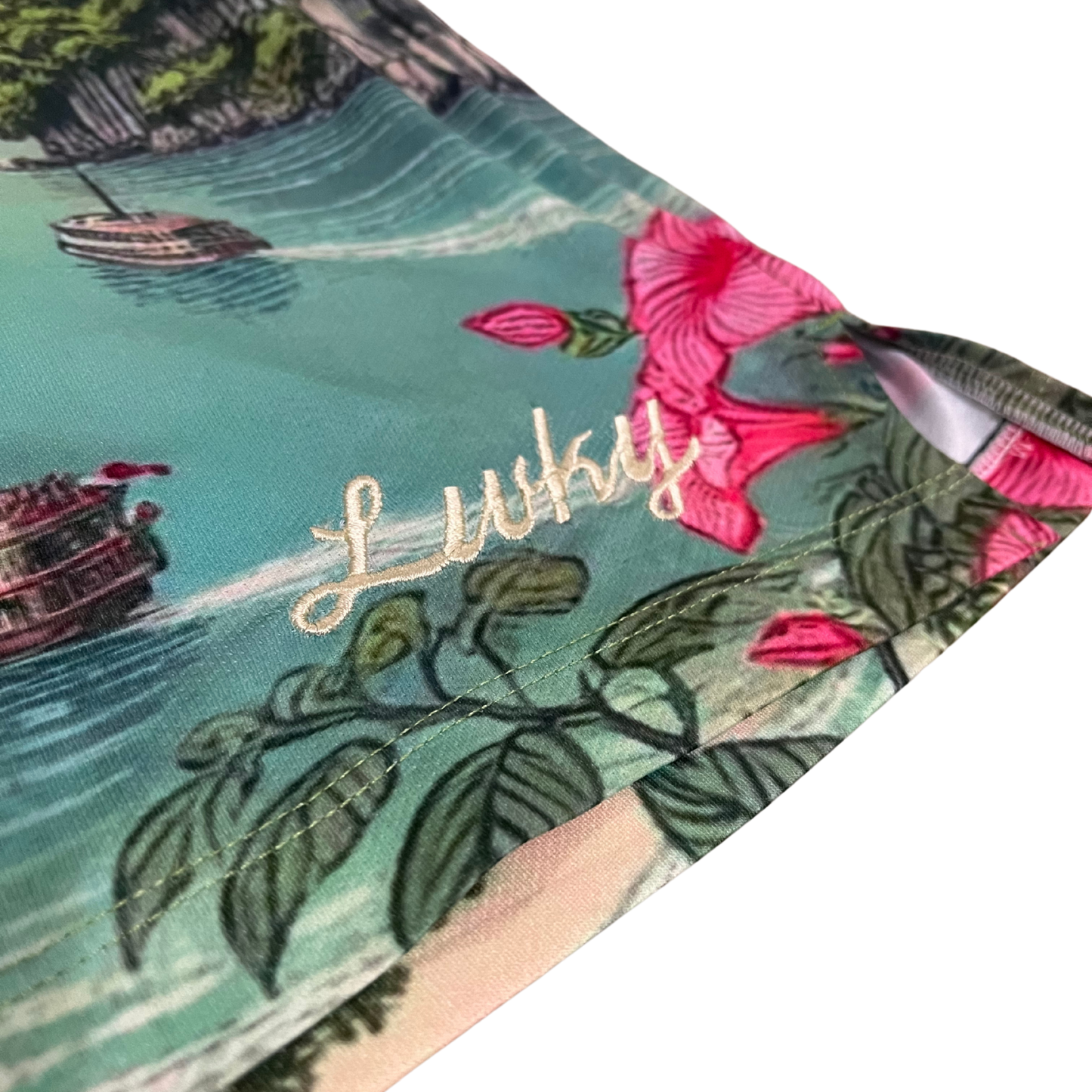 "JADE ISLAND" MESH SHORTS (BAO)