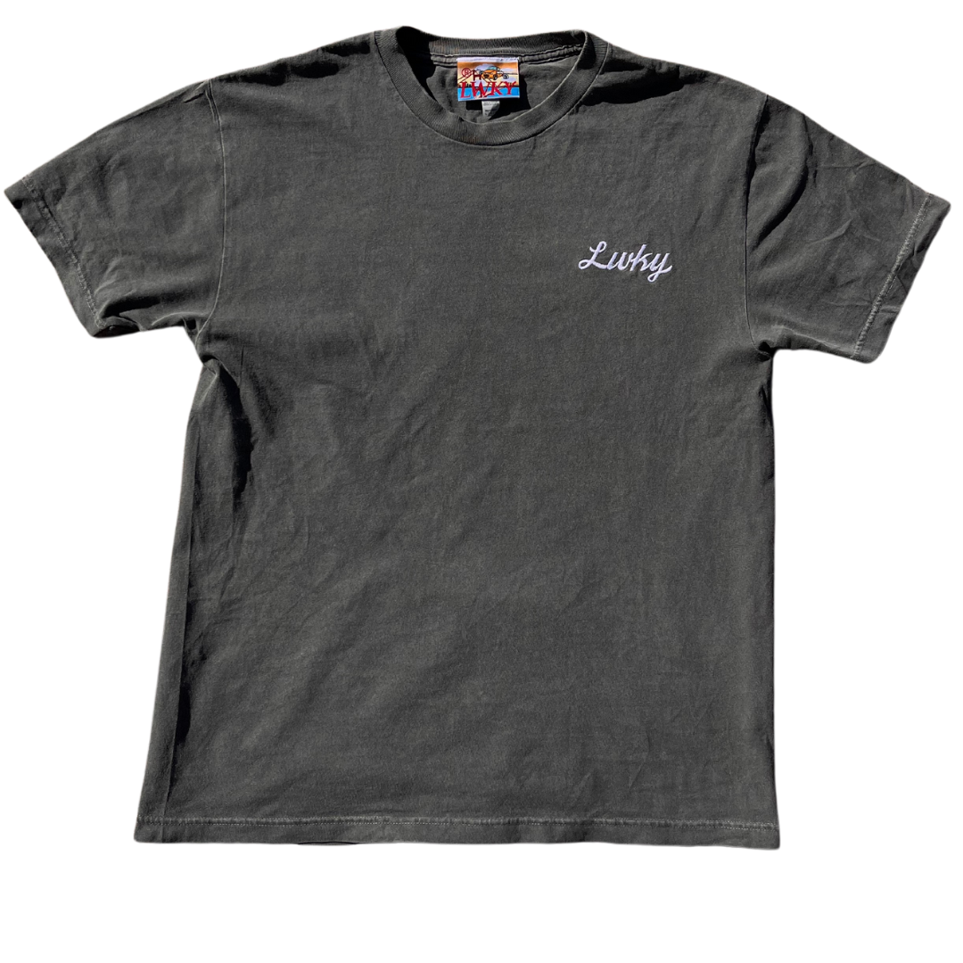 SCRIPT TEE (CONCRETE)