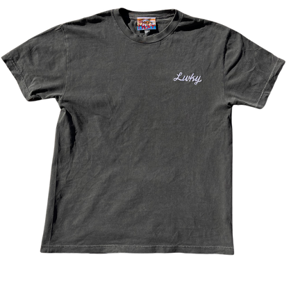 SCRIPT TEE (CONCRETE)