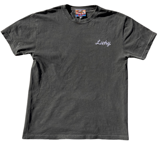 SCRIPT TEE (CONCRETE)