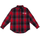 "LETTERS" Flannel Overshirt