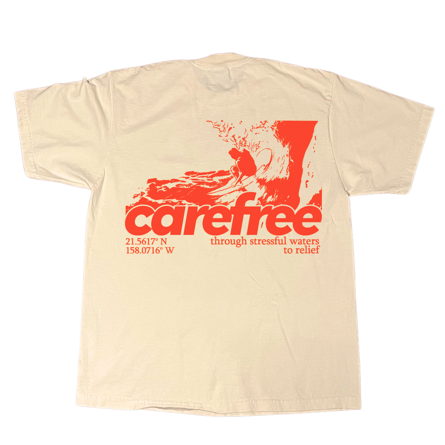 "CAREFREE" TEE