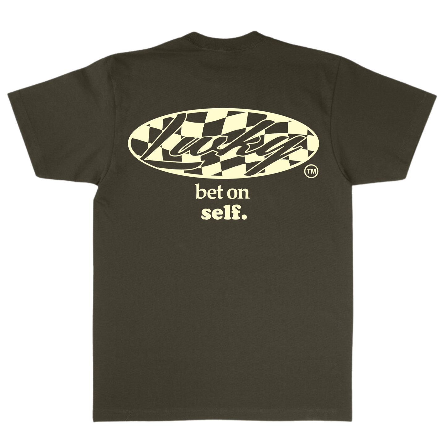 "CHECKER" TEE