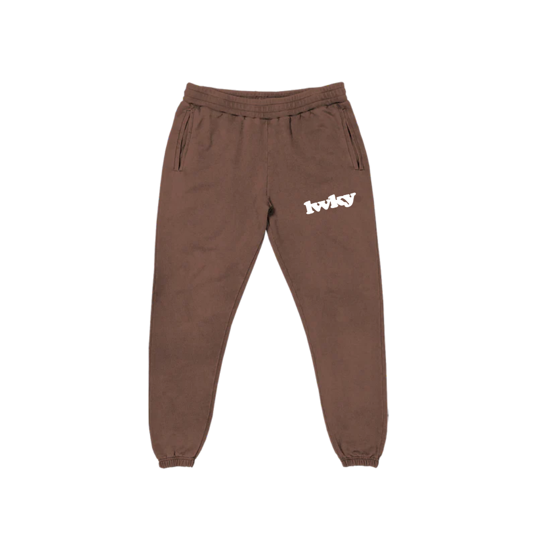 BROWN TERRY SWEATPANTS