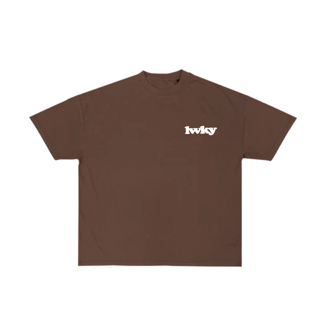 BROWN LUX TEE