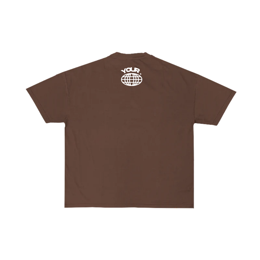 BROWN LUX TEE