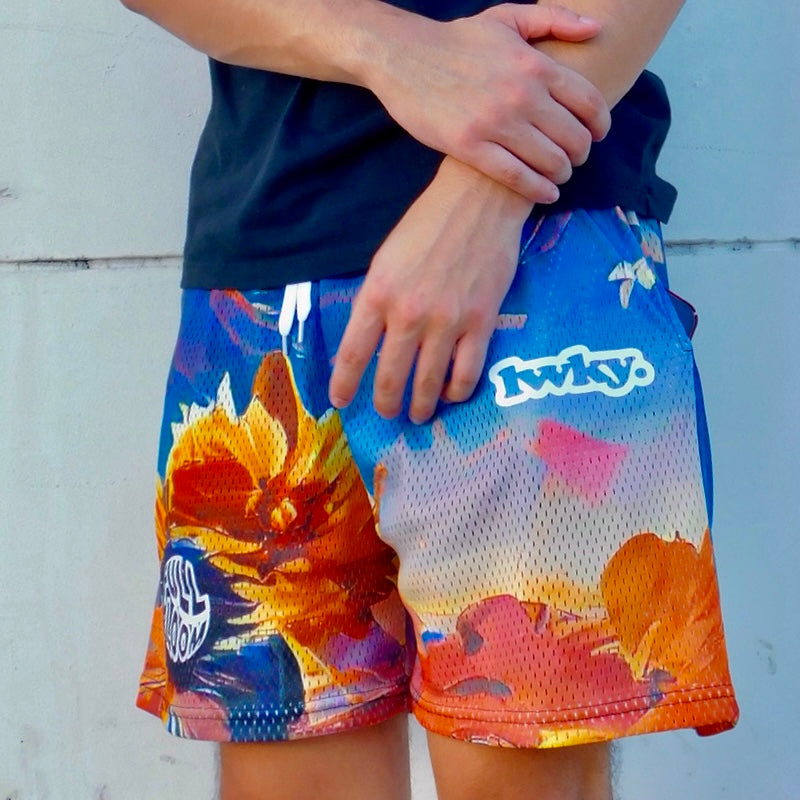 Full Bloom Mesh Shorts