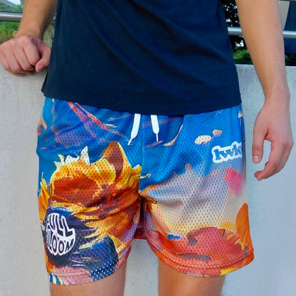 Full Bloom Mesh Shorts